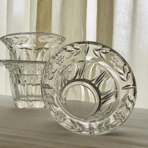 (12) Glass Votive Candle Holder Custard Dishes